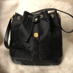 🍁Vintage MCM Bucket Crossbody Bag🍁